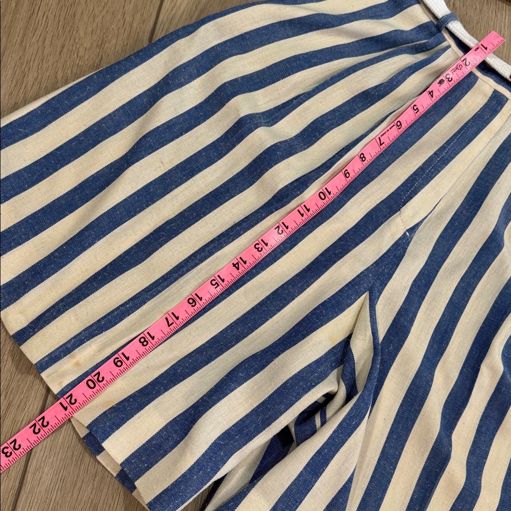 Vintage Union Made Weathervane 3 Piece Set Blazer Skirt Shorts Stripe Nautical - Picture 7 of 13